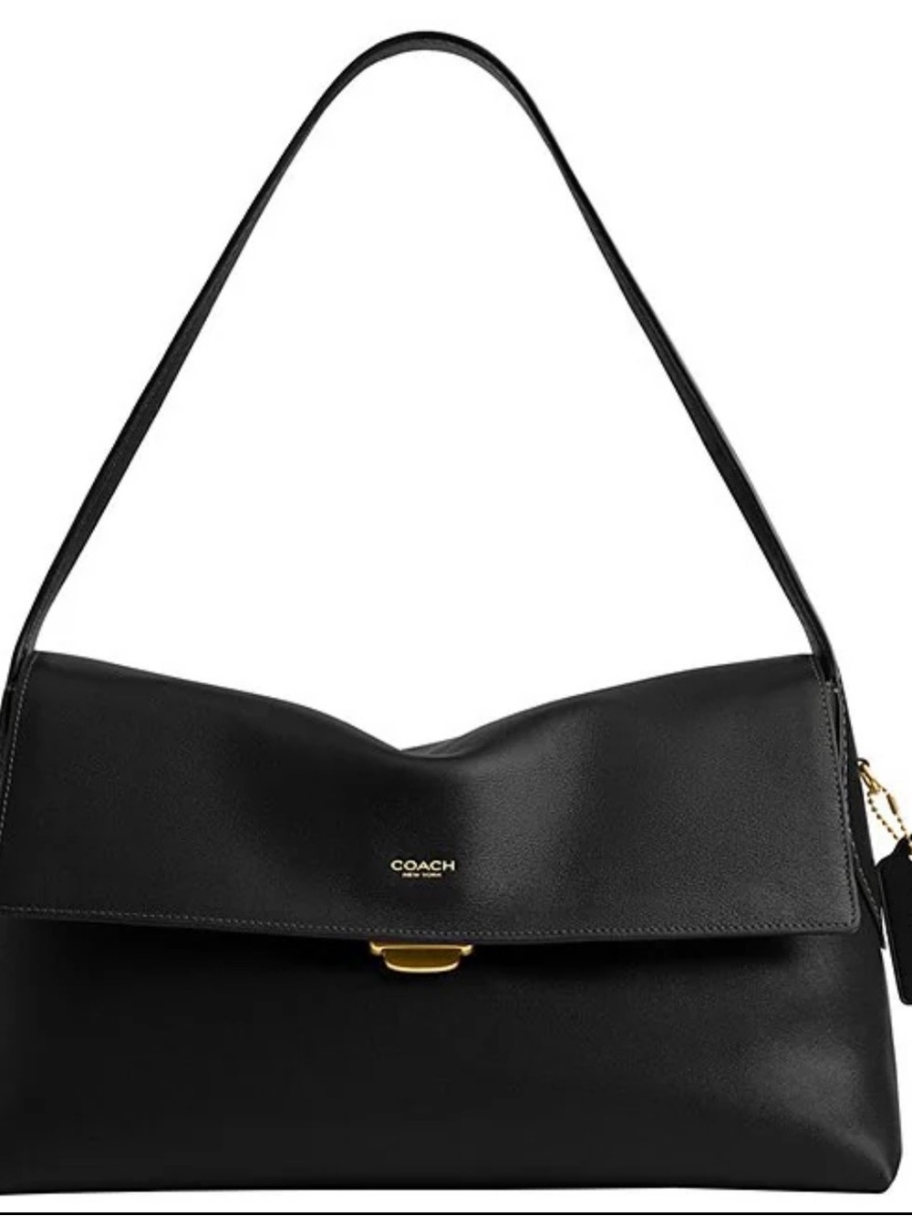 Coach Chelsea 36 Black Leather Shoulder Bag